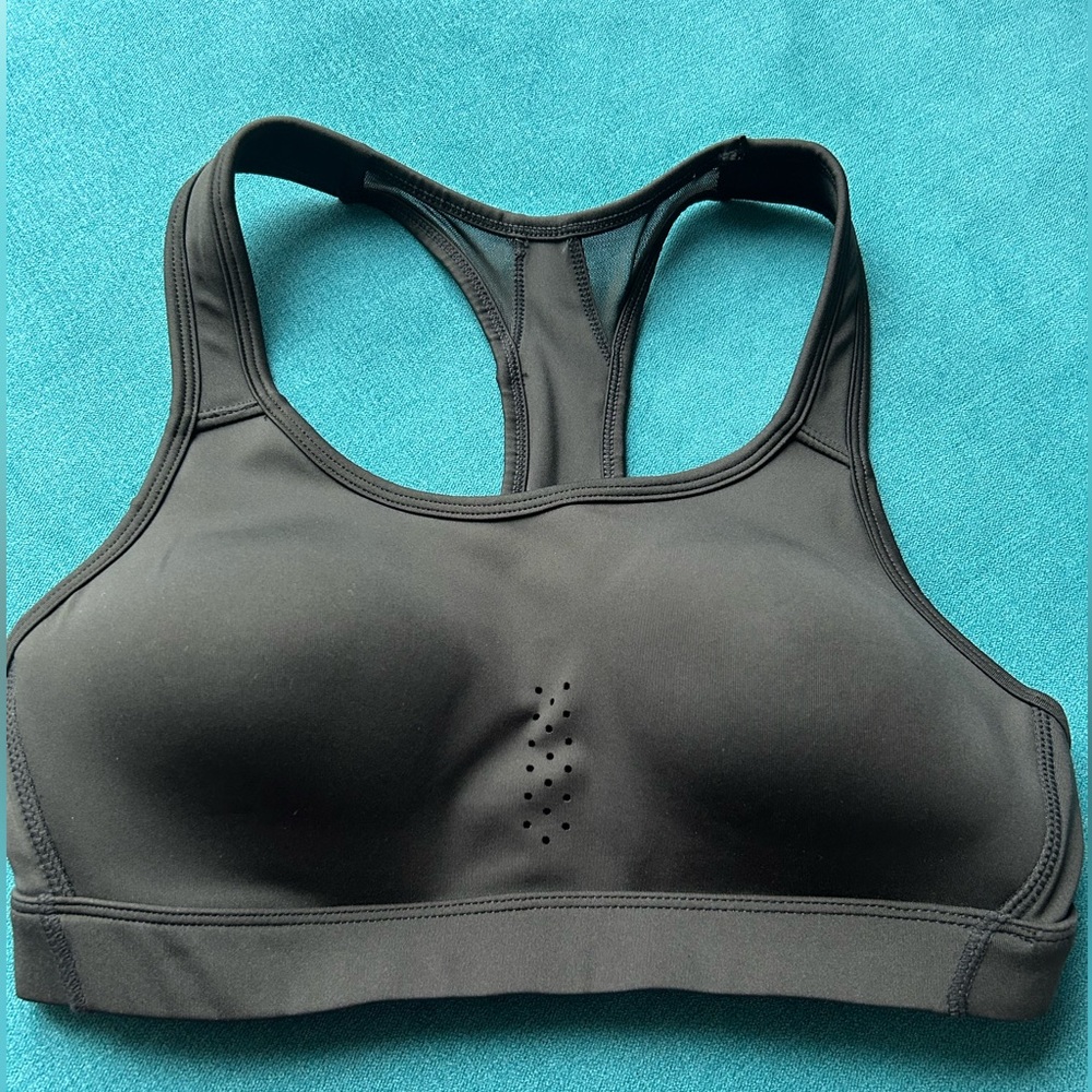 AVIA Black Sports Bra Sz M